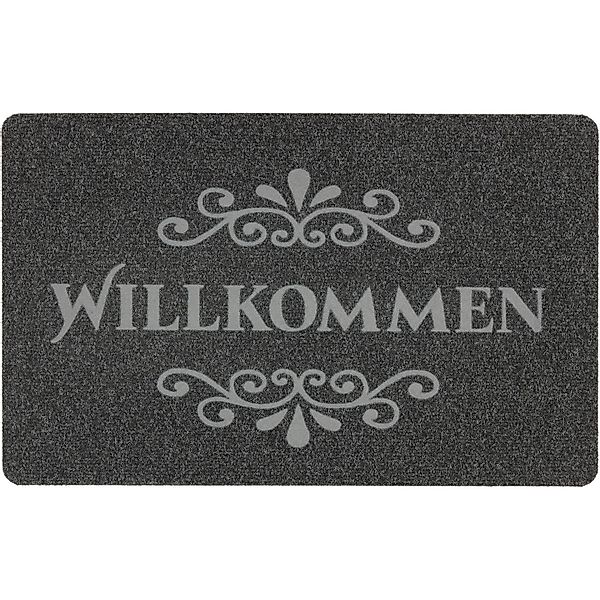ASTRA-Kollektion Fußmatte Flocky Color Willkommen 50 cm x 80 cm günstig online kaufen
