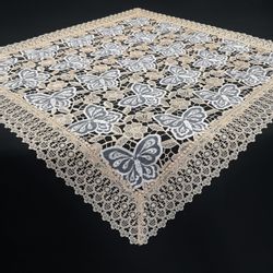 Brilliant Tischdecke Spitzeneinsatz / Mitteldecke / günstig online kaufen