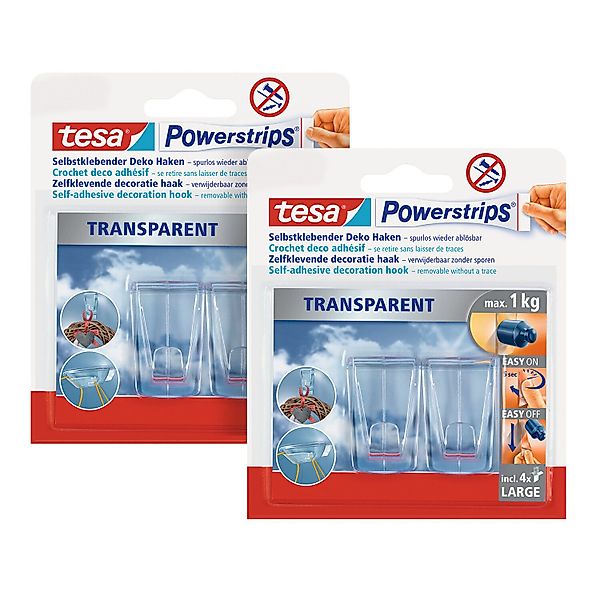 tesa Klebehaken Powerstrips Bilderhaken, Dekoration, Bilder, günstig online kaufen