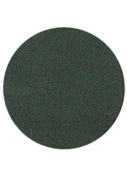 Tapiso Teppich NIZZA, rund, Höhe: 6 mm, Wohnzimmer, Schafzimmer, Einfarbig günstig online kaufen