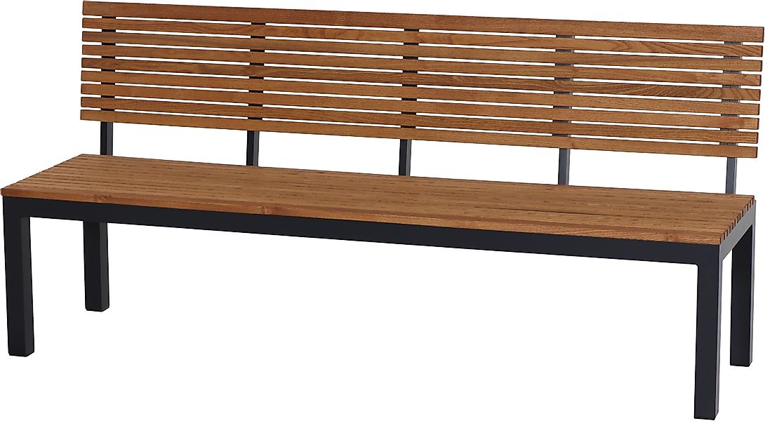 Siena Garden Gartenbank »Bozen 3er Aluminiumgestell anthrazit Robininenholz günstig online kaufen