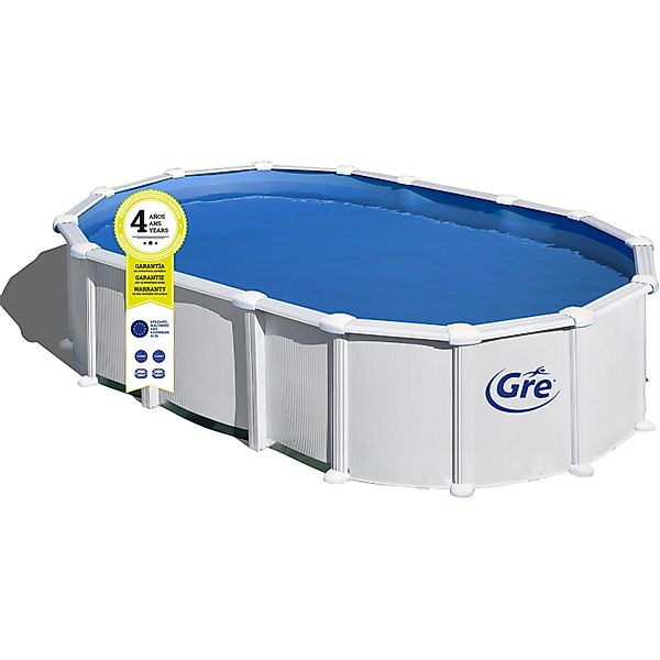 Gre Ovalpool "Haiti" Maße inkl. Stützen 610 x 375 x 132 cm günstig online kaufen