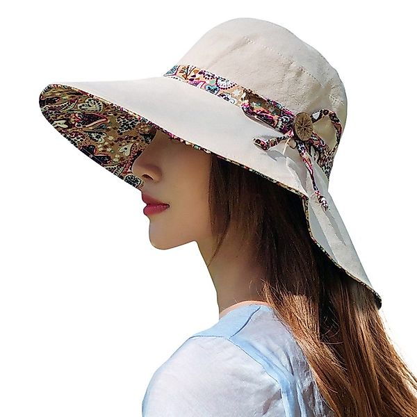 Kaket Sonnenhut Damen Strand Outdoor Sonnenhut günstig online kaufen