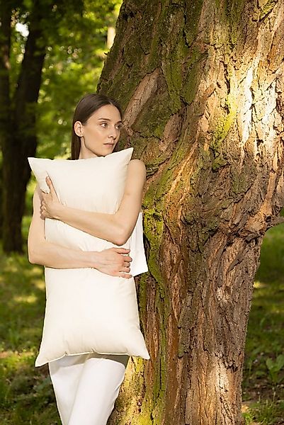 Vitaschlaf Gänsedaunenkopfkissen Vitaschlaf® Daunenkissen 100% Gänsedaune, günstig online kaufen