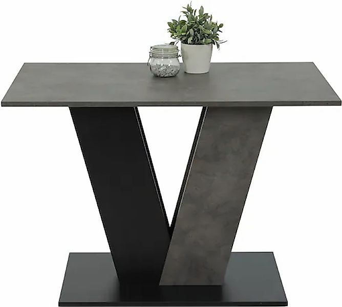 HELA Esstisch »JUDITH mit ABS-Kante« 1 Stk. tlg. Melamin, Säulentisch, V-Fo günstig online kaufen