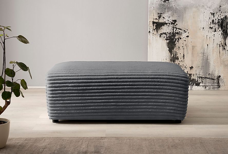 andas Hocker BAKELS, Polsterhocker in Cord günstig online kaufen