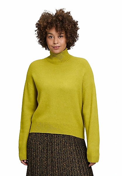 Cartoon Strickpullover "Cartoon Damen Strickpullover mit Stehkragen", (1 tl günstig online kaufen