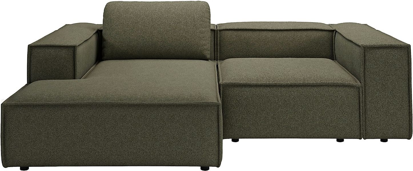 Places of Style Ecksofa "Watertown, kompakte L-Form, 246 cm breite für klei günstig online kaufen