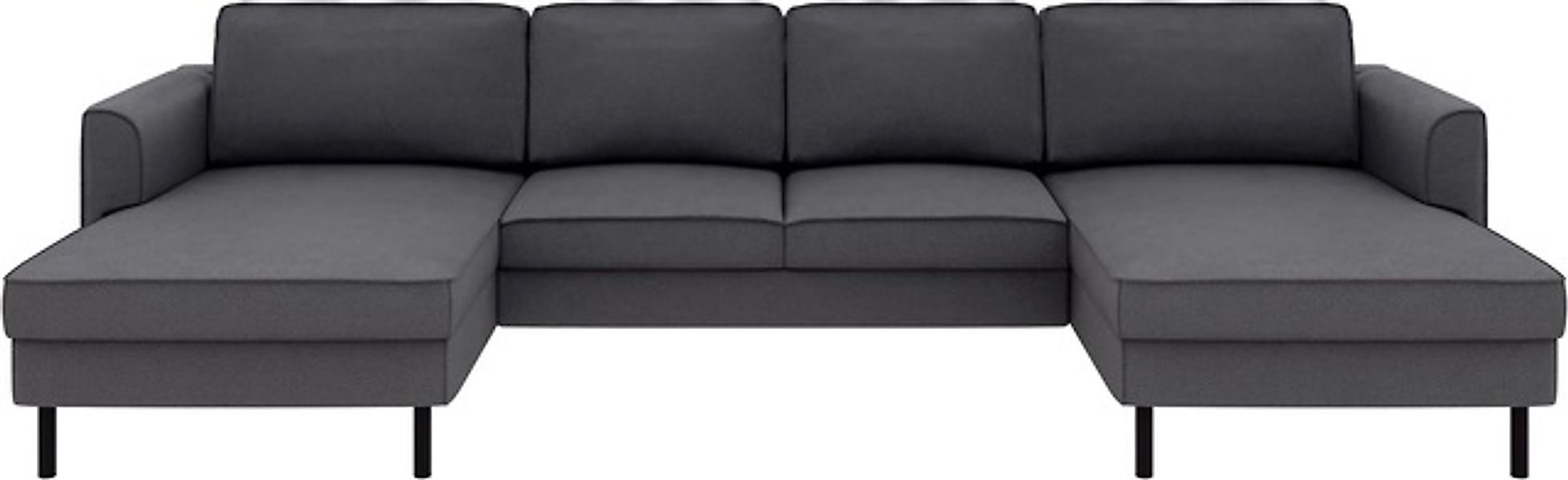 Home affaire Wohnlandschaft »Booster II, whlw. mit Schlaffunktion & Bettkas günstig online kaufen