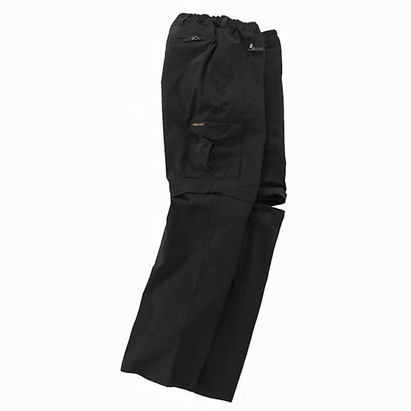 ABRAXAS Cargohose Gummibund Zipp-off Cargo Hose schwarz Abraxas XXL günstig online kaufen