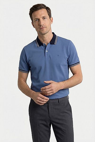 OLYMP Poloshirt Casual farbliche Kontrast-Details günstig online kaufen