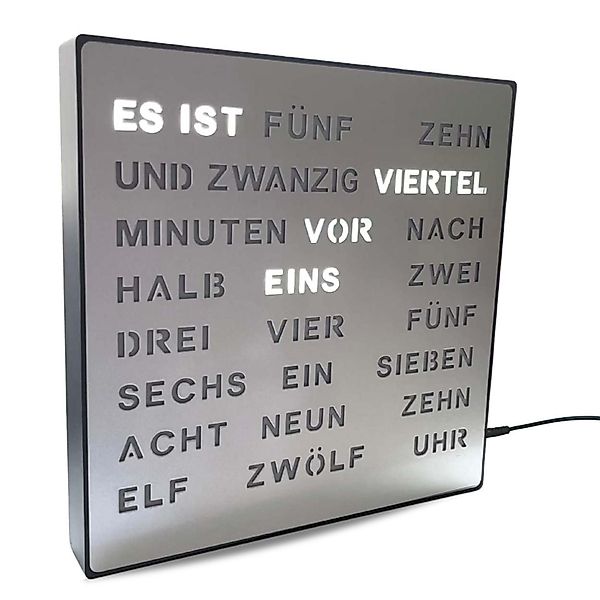 Bada Bing Uhr LED Wortuhr Tischuhr günstig online kaufen