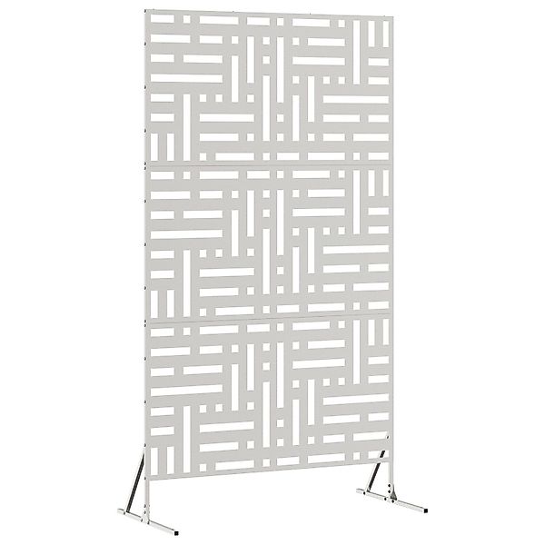vidaXL Gartenzaun Sichtschutz 180 cm Edelstahl, günstig online kaufen