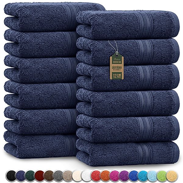NatureMark Gästehandtuch Gästetuch 500gsm, 100% Baumwolle günstig online kaufen