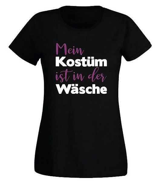 G-graphics T-Shirt Damen T-Shirt - Mein Kostüm ist in der Wäsche Slim-fit D günstig online kaufen