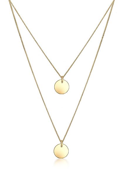 Elli Gliederkette Layer Kette mit Kreis günstig online kaufen
