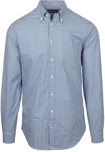 Steppin' Out Poplin Hemd Karos Hellblau - Größe XXL günstig online kaufen