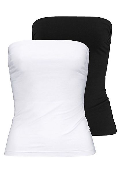 Melrose Bandeautop (Packung, 2-tlg) figurbetonter Schnitt günstig online kaufen