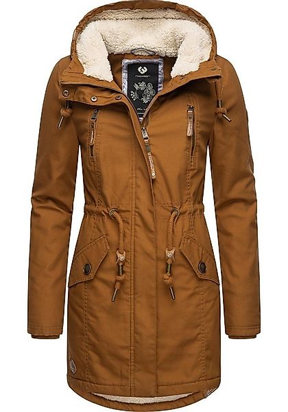 Ragwear Wintermantel Elsie stylischer Winterparka mit Kapuze und Teddyfleec günstig online kaufen