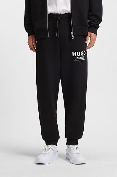 HUGO Blue Jogginghose "Nevez" mit Beinbündchen und Oversize-Passform günstig online kaufen