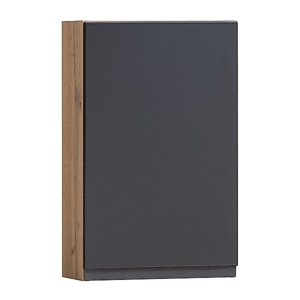 Held Möbel Hängeschrank Ancona 40 cm matt Grau-Wotaneiche günstig online kaufen
