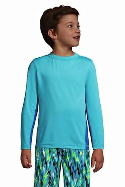 ACTIVE Langarm-Shirt, Größe: 134-152, Blau, Elasthan, by Lands' End, Scuba günstig online kaufen