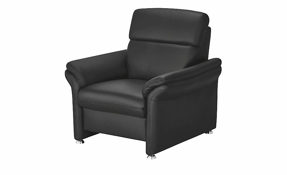 meinSofa Ledersessel Leder Manon ¦ schwarz ¦ Maße (cm): B: 98 H: 94 T: 92 P günstig online kaufen