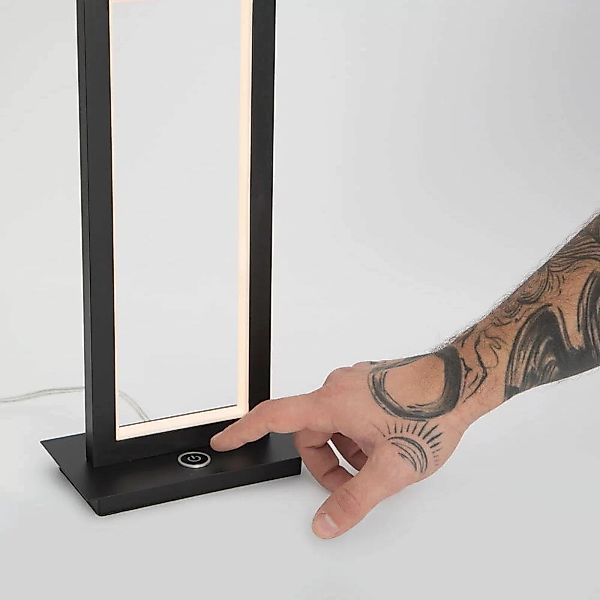 LED Tischleuchte Wenna in Schwarz 12W 750lm günstig online kaufen