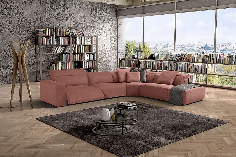 Egoitaliano Ecksofa "Beverly, extravangantes Designsofa mit erstklassigem S günstig online kaufen