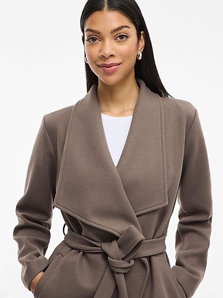 Vila Kurzmantel VICOOLEY COLLAR BELT COAT günstig online kaufen