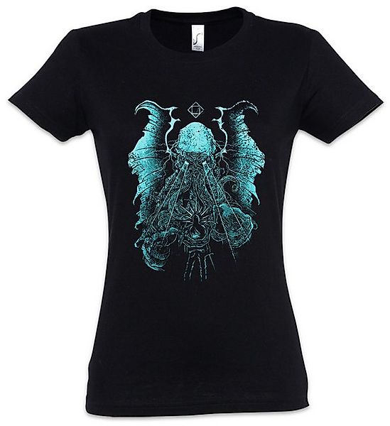 Urban Backwoods Print-Shirt Lightning Cthulhu Damen T-Shirt Horror Arkham H günstig online kaufen