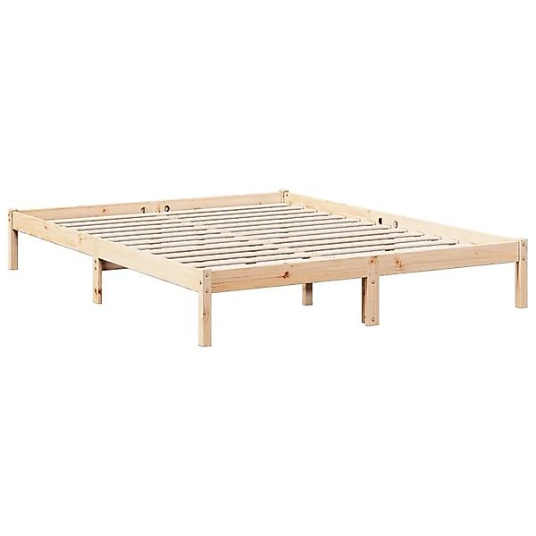 vidaXL Massivholzbett Extra Lang ohne Matratze 160x210 Kiefernholz 852408 günstig online kaufen