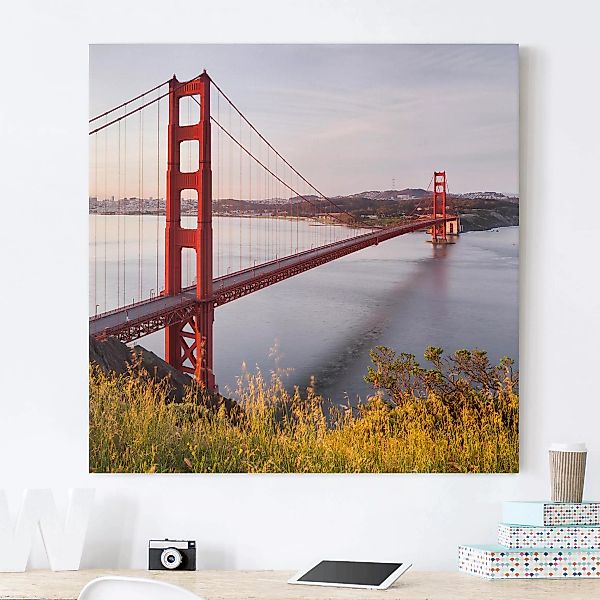Leinwandbild Architektur & Skyline - Querformat Golden Gate Bridge in San F günstig online kaufen