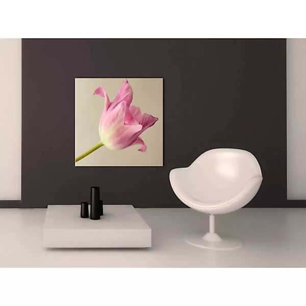 Wandbild Rosa Tulpenblüte  XXL günstig online kaufen