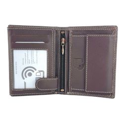 L&B Geldbörse Rindsleder Portemonnaie, integrierter RFID-Schutz günstig online kaufen