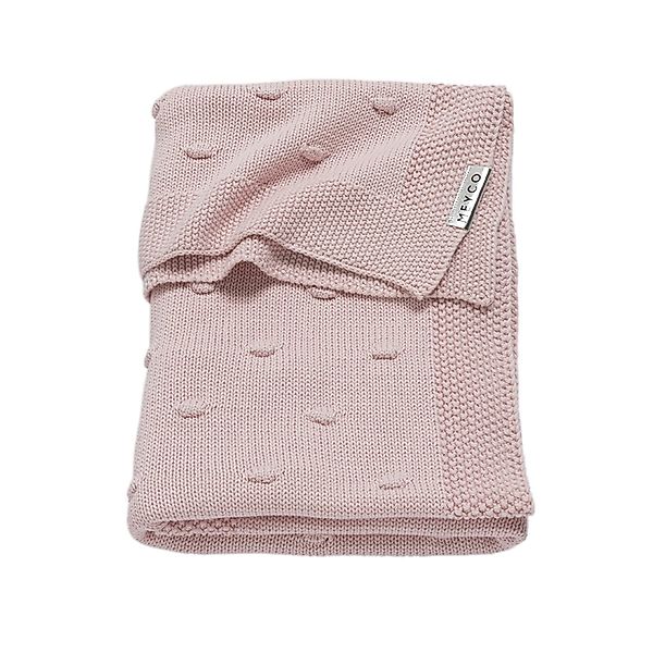 Babydecke Knots Pink, Meyco Baby, 75x100cm günstig online kaufen