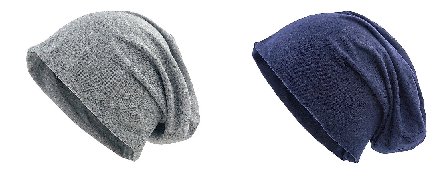 shenky Jerseymütze Doppelpack Beanie Mützen (2er günstig online kaufen