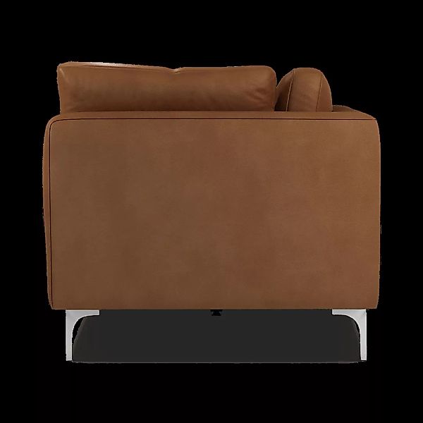Monterosso 3-Sitzer Sofa, Leder in Honigbraun und Chrom - MADE.com günstig online kaufen