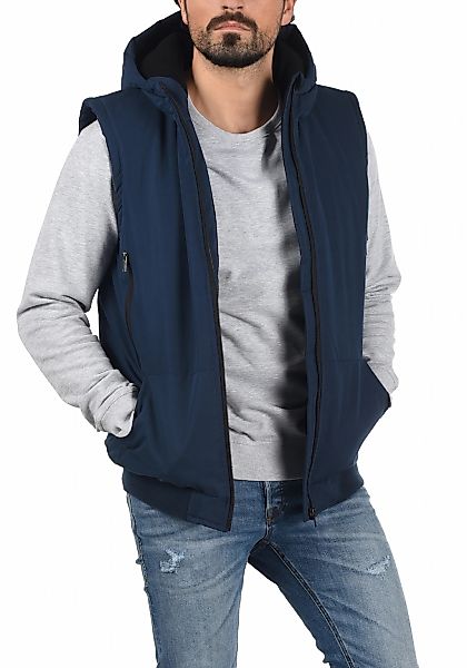 Blend Kurzweste "BHElano", Praktische Outdoor Weste mit Kapuze und Innentas günstig online kaufen