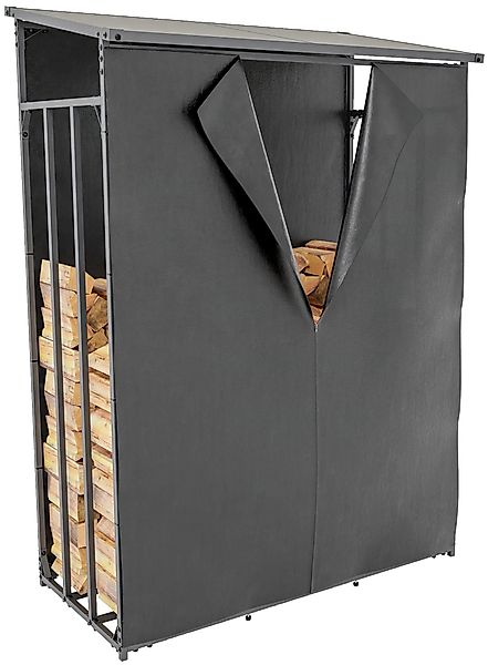 CLP Kaminholzregal Ruston mit Plane L, günstig online kaufen