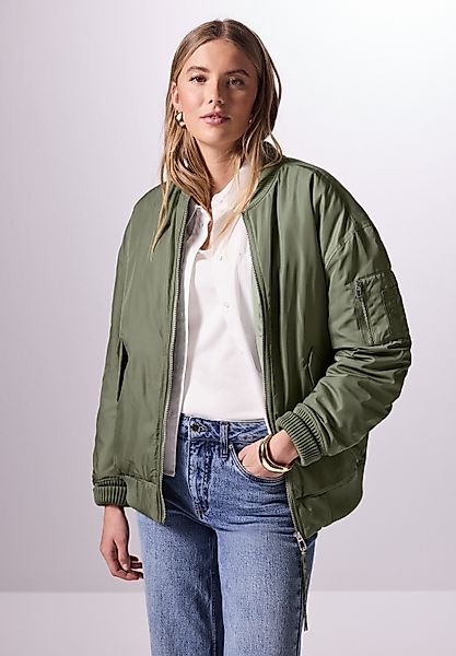 STREET ONE STUDIO Blouson mit Rundhalsausschnitt günstig online kaufen