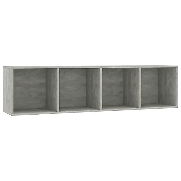 vidaXL Bücherregal/TV-Schrank Betongrau 143×30×36 cm 800265 günstig online kaufen