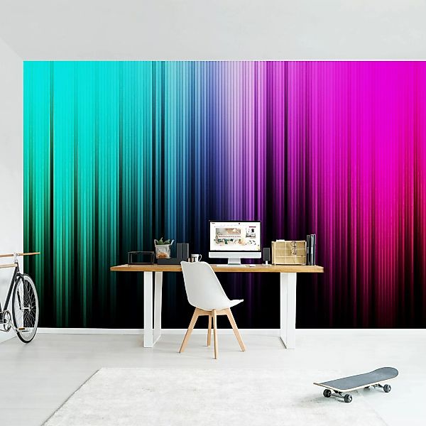 Mustertapete Rainbow Display günstig online kaufen