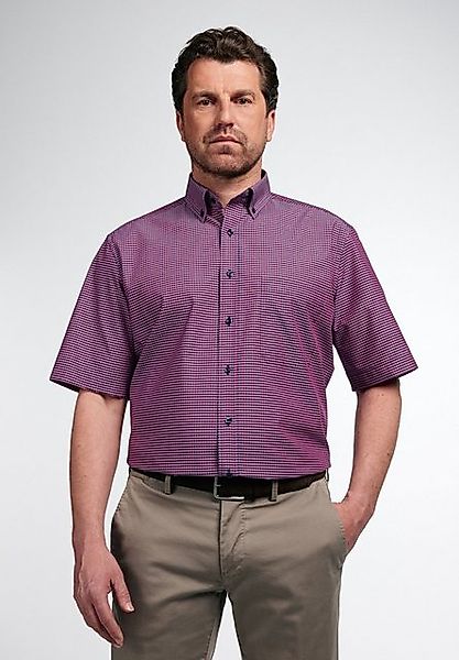 Eterna Klassische Bluse ETERNA COMFORT FIT Kurzarm Hemd rot-blau kariert 89 günstig online kaufen