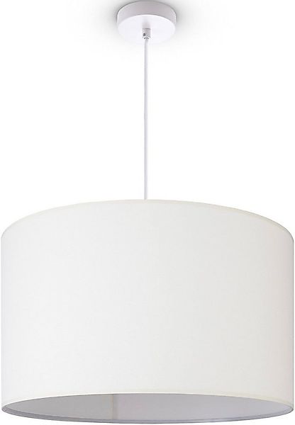 Paco Home Pendelleuchte HUGO CANVAS UNI COLOR, ohne Leuchtmittel, Wohnzimme günstig online kaufen