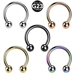 Taffstyle Nasenpiercing Titan G23 Lippenpiercing Hufeisen günstig online kaufen