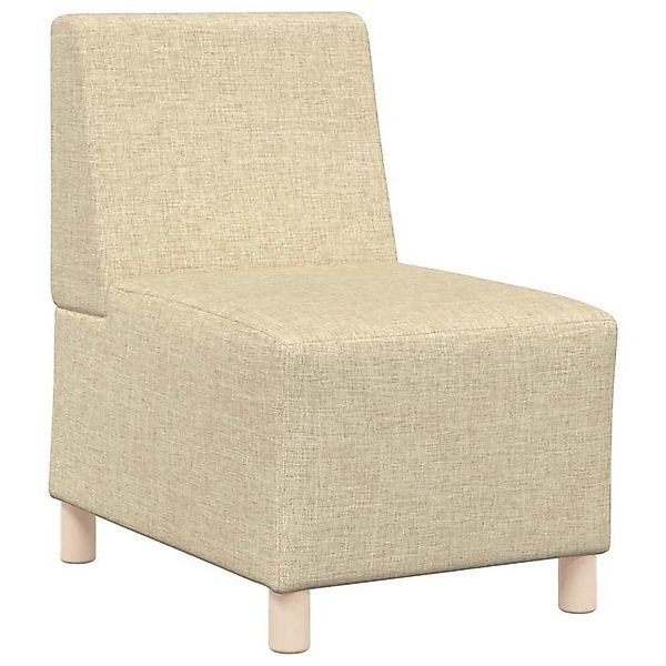 vidaXL Sofa Sessel Creme 55 cm Stoff günstig online kaufen