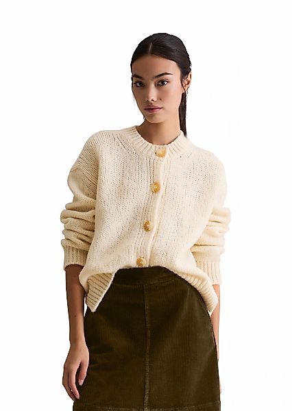 Marc OPolo DENIM Cardigan "relaxed" aus kuschligem Schurwolle-Alpakawolle-M günstig online kaufen