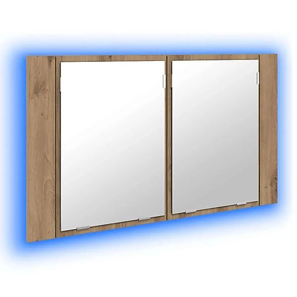 vidaXL Badezimmerspiegelschrank mit Tür Artisan-Eiche 80 x 12 x 45 cm 88622 günstig online kaufen