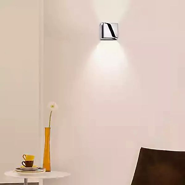 Bruck Scobo Wandleuchte LED, aluminium gebürstet - 2.700 K - up&downlight - günstig online kaufen